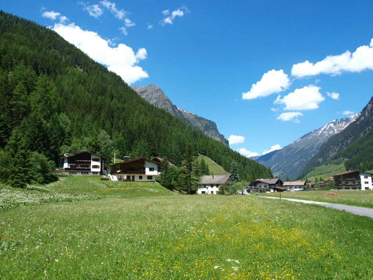 Haus Hubertus Daire Sankt Leonhard im Pitztal Dış mekan fotoğraf